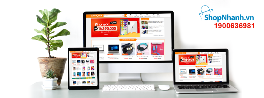 Shopnhanh.vn - nền tảng tạo website bán hàng trong 5s