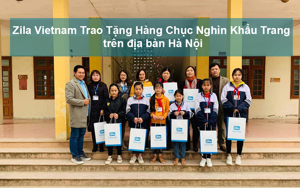 Zila Vietnam Trao Tặng Hàng Nghìn khẩu trang