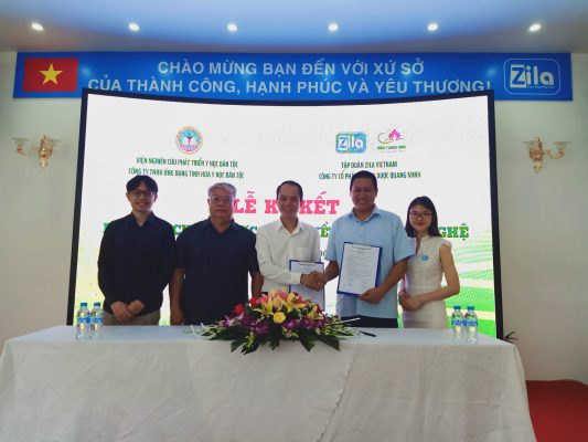 Zila Vietnam ký kết hợp tác cùng Viện nghiên cứu phát triển y học dân tộc