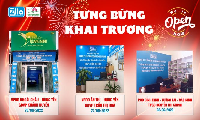 Zila Vietnam mừng khai trương các văn phòng đại diện mới
