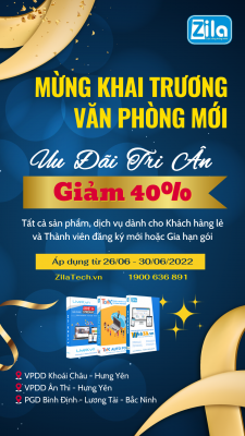 ZilaTech Khuyến Mại 26/6 - 30/6//2022