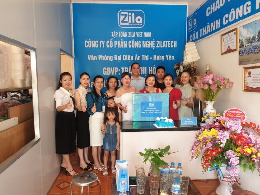 Zila Miền Bắc tặng quà khai trương Văn Phòng Ân Thi Hưng Yên