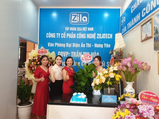 Team Zila kinh Bắc chúc mừng Văn Phòng Ân Thi Hưng Yên